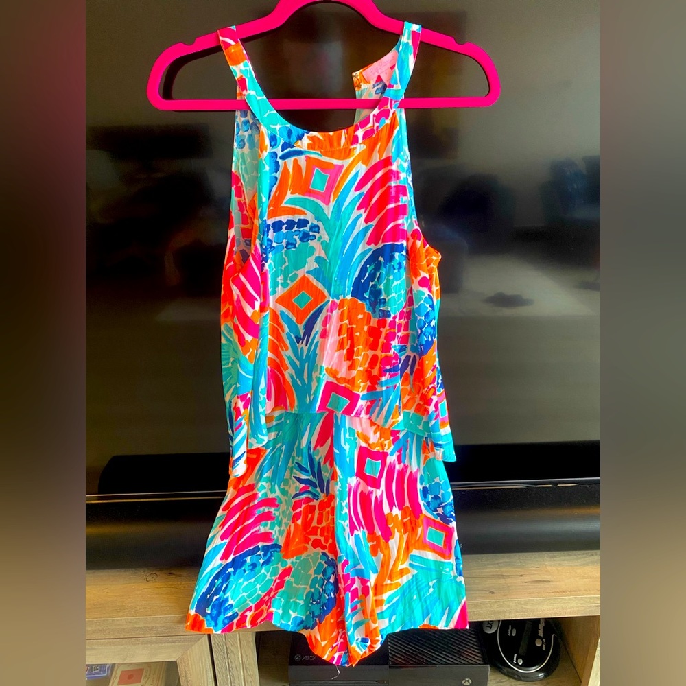 Lilly Pulitzer romper - excellent used condition - size xs